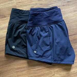 Lululemon Black AND Navy Shorts